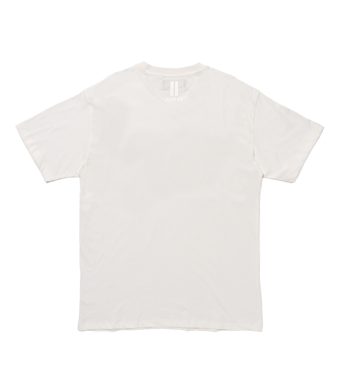 REPLAY MOTORCYCLE ガーメントダイ ロゴプリントTシャツ 詳細画像 ホワイト 2